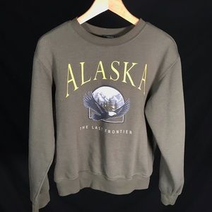 Alaska graphic sweatshirt, size small, Forever21